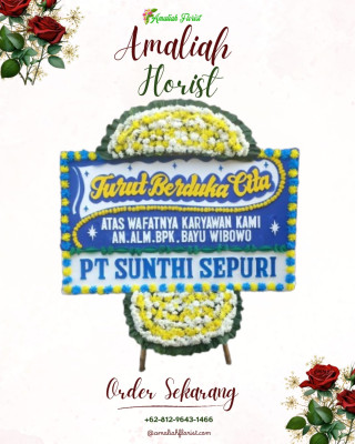 Papan Bunga Duka di Paponan