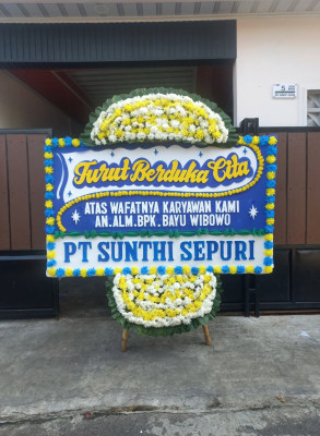 Papan Bunga Duka di Paponan