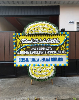 Papan Bunga Duka di Paponan